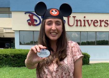 Happiest intern on earth: Samford alum works for Disney in college program