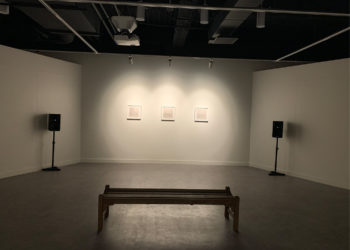 Art gallery exhibit features visual and audio experience