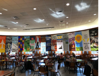 The art of Step Sing banners