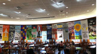 The art of Step Sing banners