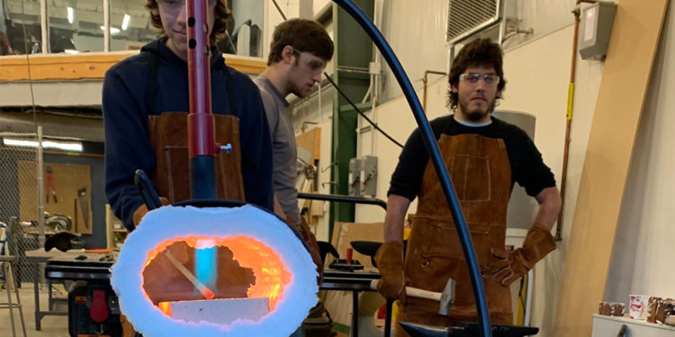 Students given opportunity to practice blacksmithing