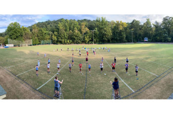 Samford bulldog marching band continues practice during pandemic