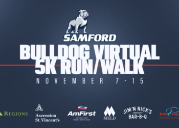 Samford Athletic Department to hold virtual 5k run and kid’s mile