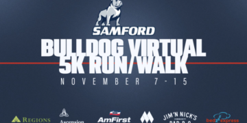 Samford Athletic Department to hold virtual 5k run and kid’s mile
