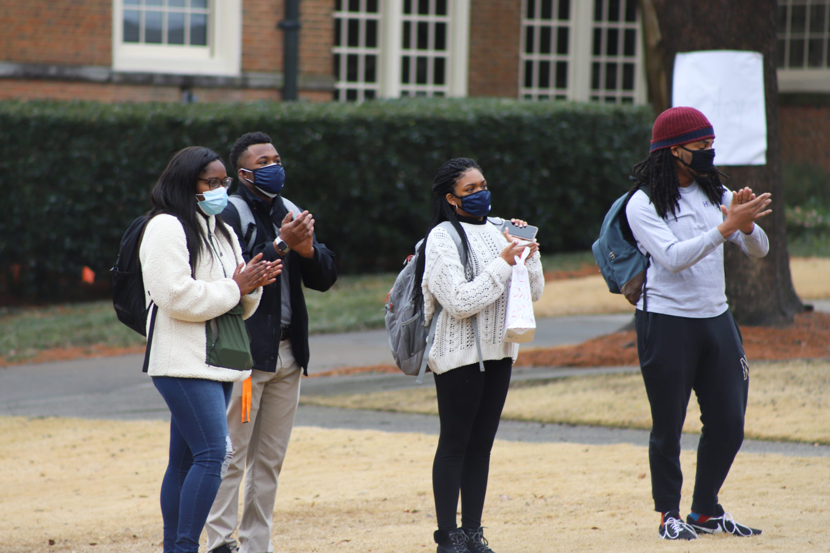 Black Student Union hosts a privilege walk on campus - The Samford Crimson