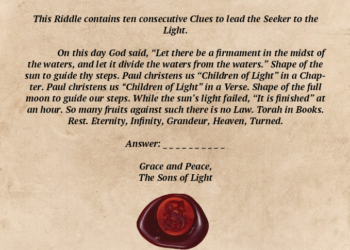 Sons of Light release new riddle