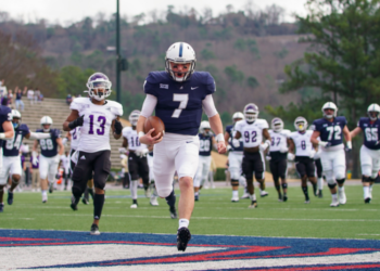 Football defeats Western Carolina 55-27, earns first victory of the year