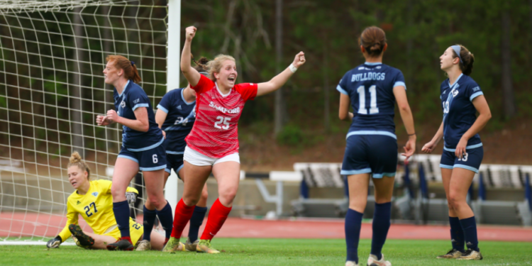Soccer tops The Citadel 3-0 to move to 5-1-3