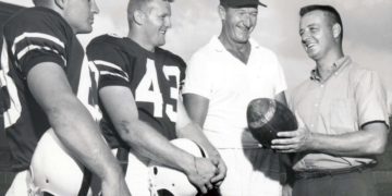 Bobby Bowden during his time with Howard College, late 1950's (Photo COurtesy of Samford University Library)