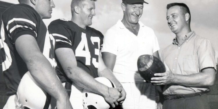 Bobby Bowden during his time with Howard College, late 1950's (Photo COurtesy of Samford University Library)