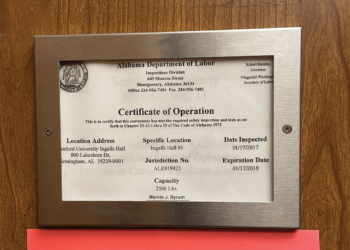 Orlean Beeson building goes dark