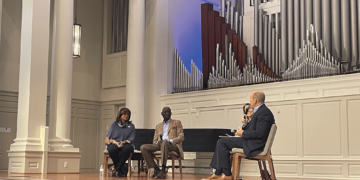 President and Mrs. Taylor host ‘For the Good’ lecture