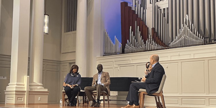 President and Mrs. Taylor host ‘For the Good’ lecture