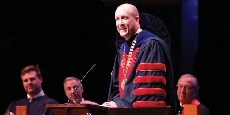 Beck A. Taylor sworn in as Samford’s 19th president