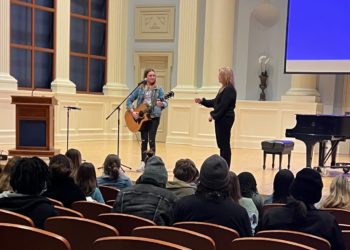 Guests teach students about music industry