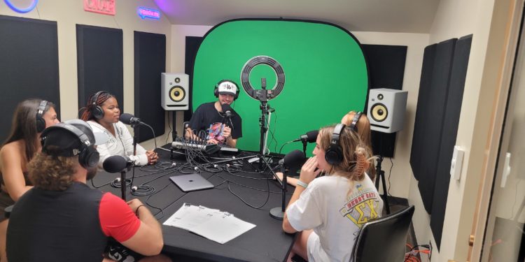 Dr. Daniel Haun on new campus podcast studio