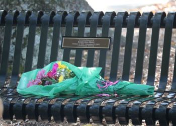 New bench dedicated to SAMbassador Kristi Metz