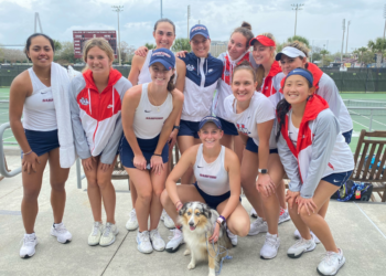 Mens and Womens Tennis Teams Compete on the Road 