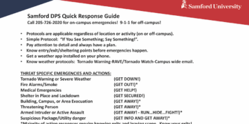 Chief Tommy Taylor discusses campus safety following email on protocols