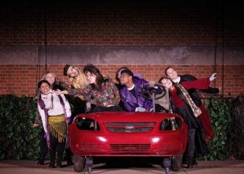 Cast members portrayed survivors of a global catastrophe.