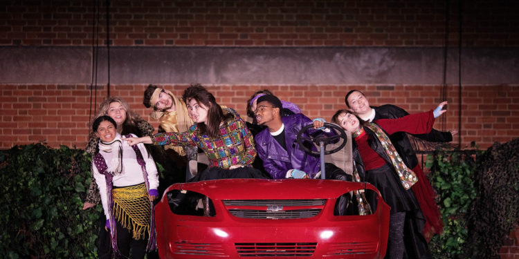 Cast members portrayed survivors of a global catastrophe.