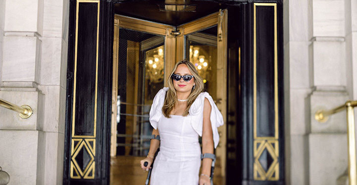 Lauren Bell advocates for inclusivity in the world of fashion.