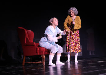 Phi Mu participants put their hearts into their performance.