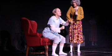 Phi Mu participants put their hearts into their performance.