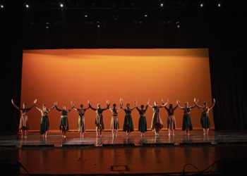 Samford Dance Company performers pose at last year's dance concert.