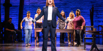 Marika Aubrey belts ballad “Me and the Sky.”