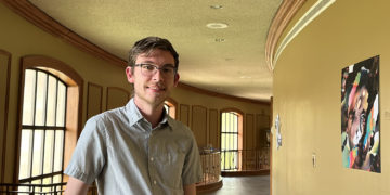 Thomas Walker’s art exhibition was inspired by his own life experiences.