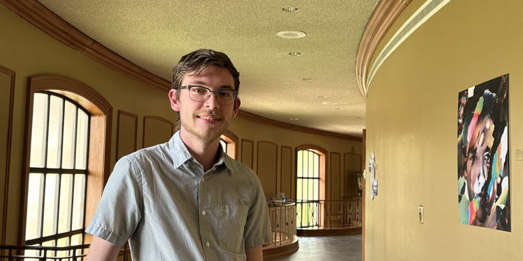 Thomas Walker’s art exhibition was inspired by his own life experiences.