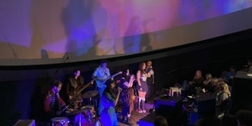 Montague rocks the planetarium on Friday the 13th 