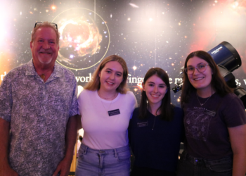 Samford students stargaze at planetarium