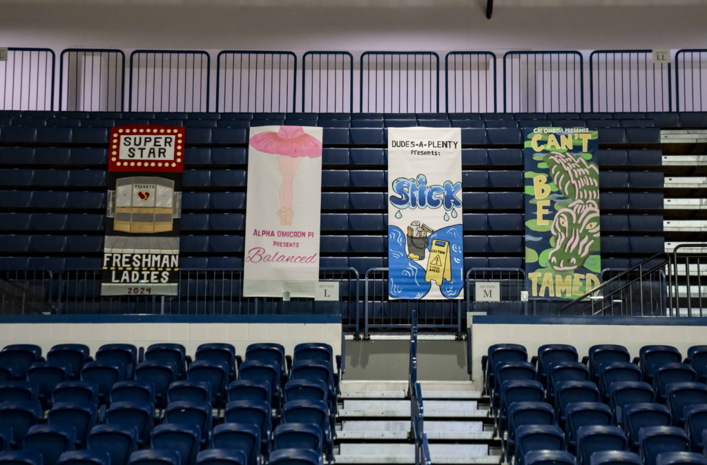 Step Sing banner location changed The Samford Crimson