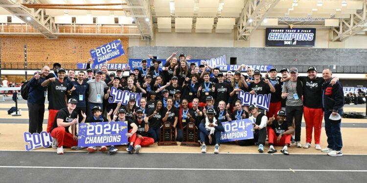 Indoor Track & Field sweeps SoCon again