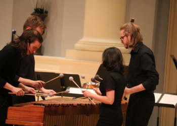 Percussion Ensemble performs spring concert