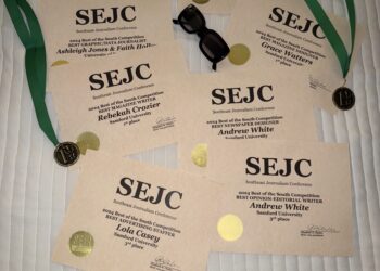 The Samford Crimson and The Local take home awards