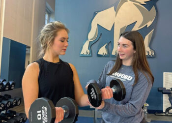Student personal trainers at Seibert