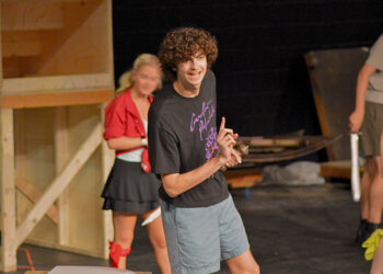 Lightning, camera, action: behind the scenes of the fall musical 