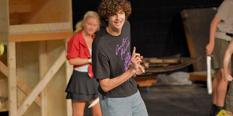 Lightning, camera, action: behind the scenes of the fall musical