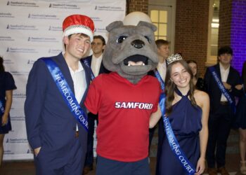 Samford names Homecoming King and Queen at the annual Bulldog Bash