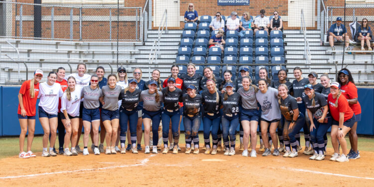 Samford softball plays inaugural alumni game
