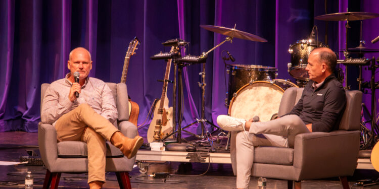 Todd Yelton speaks at convo: How he navigates the impossible on and off the field